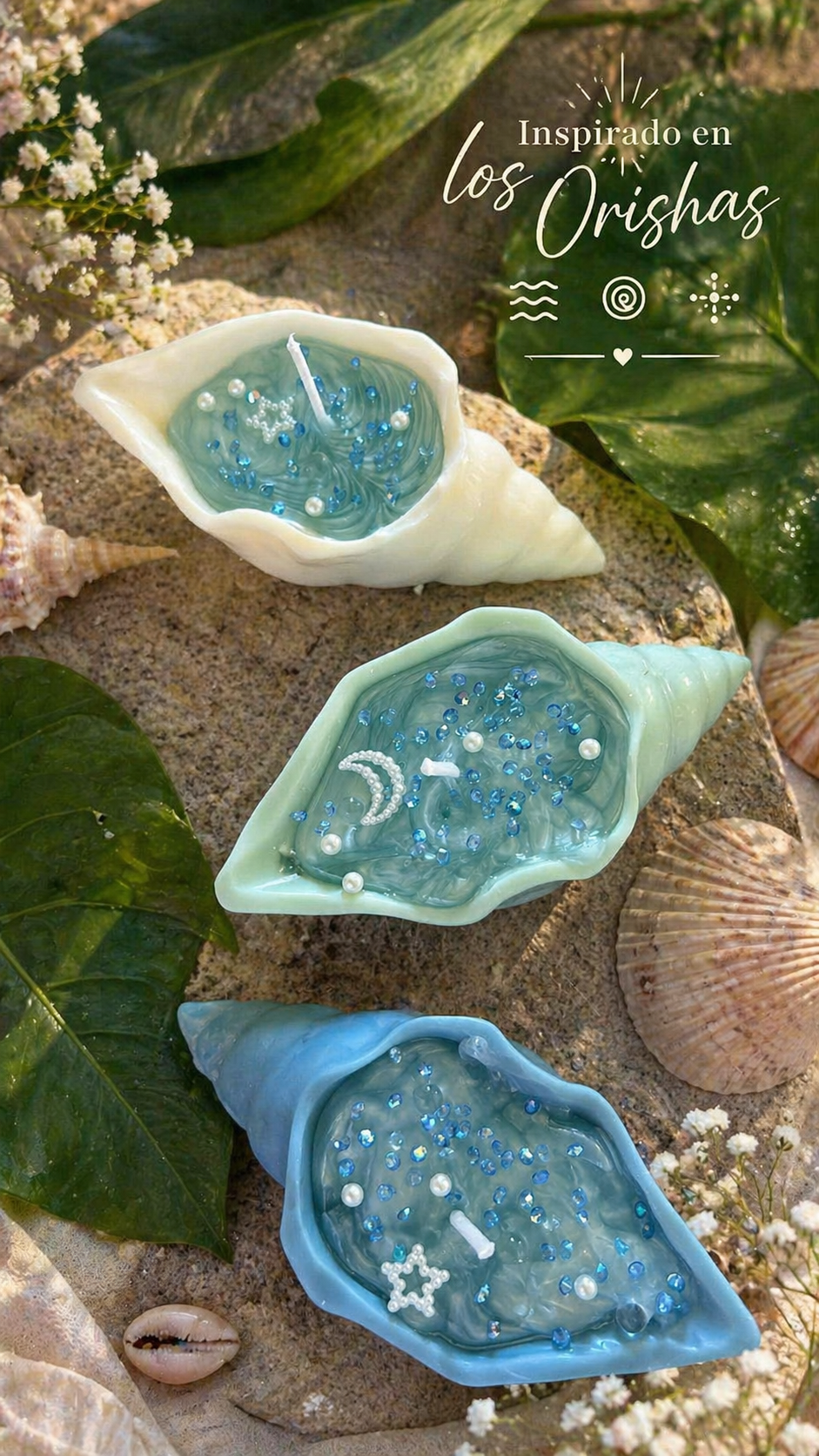 Seashell Candle